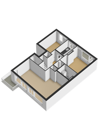 Floorplan - Bentincklaan 47b, 3039 KH Rotterdam